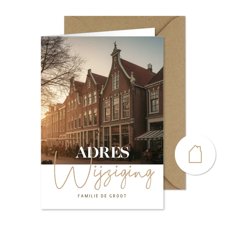 Verhuis fotokaart adreswijziging