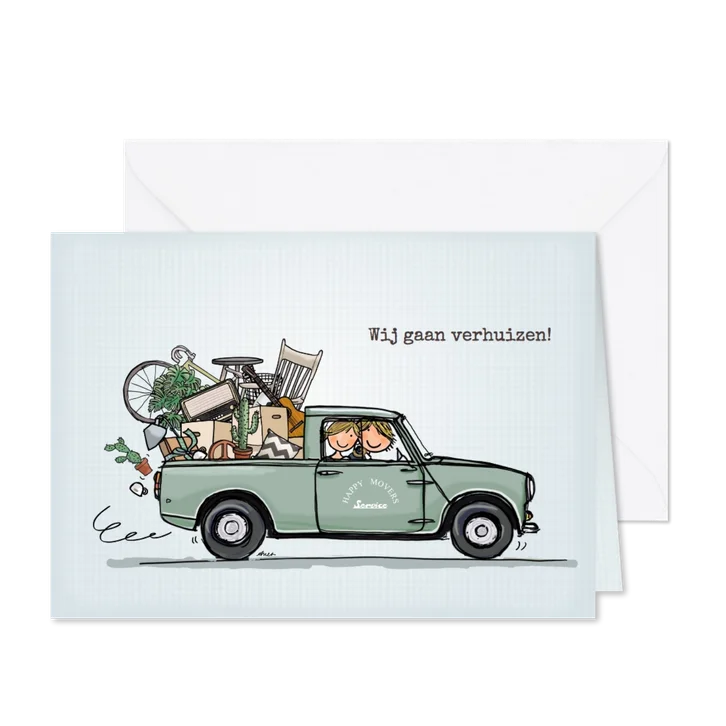 Verhuiskaart Minipickup - AV