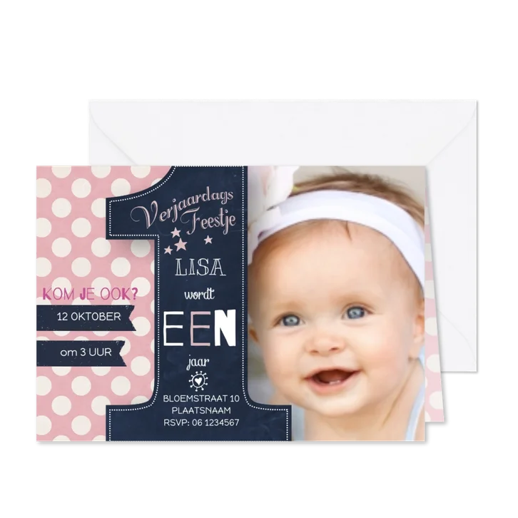 Verjaardagsfeestje 1 jaar Meisje