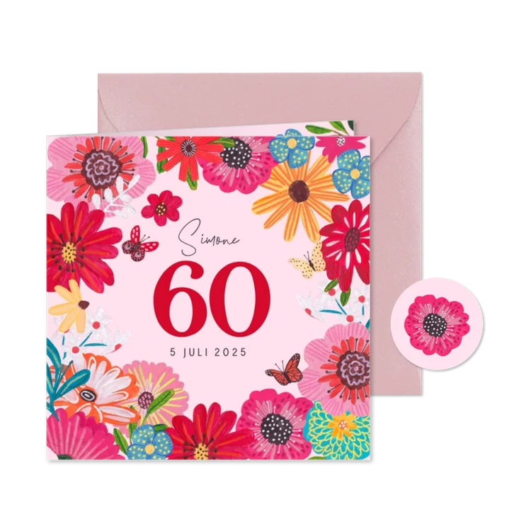 Vrolijke uitnodiging voor een zomers verjaardagsfeestje