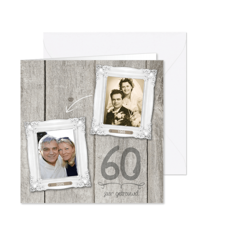 60 JAAR jubileumkaart - Kaartimpressie