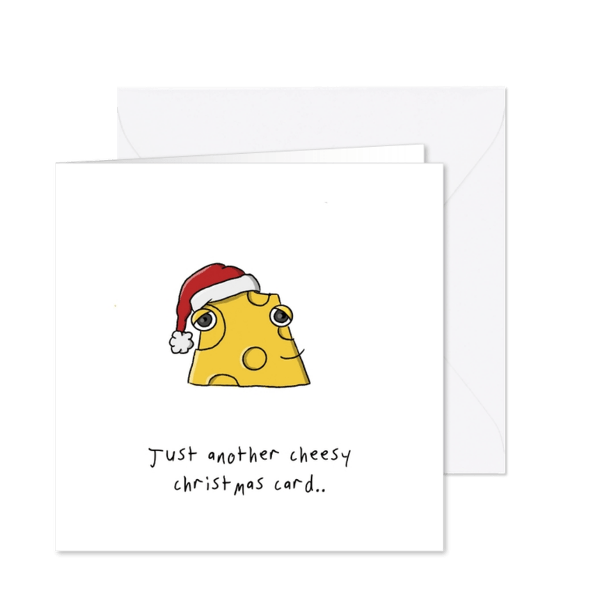 Another cheesy christmas card kerst kaart - Kaartimpressie