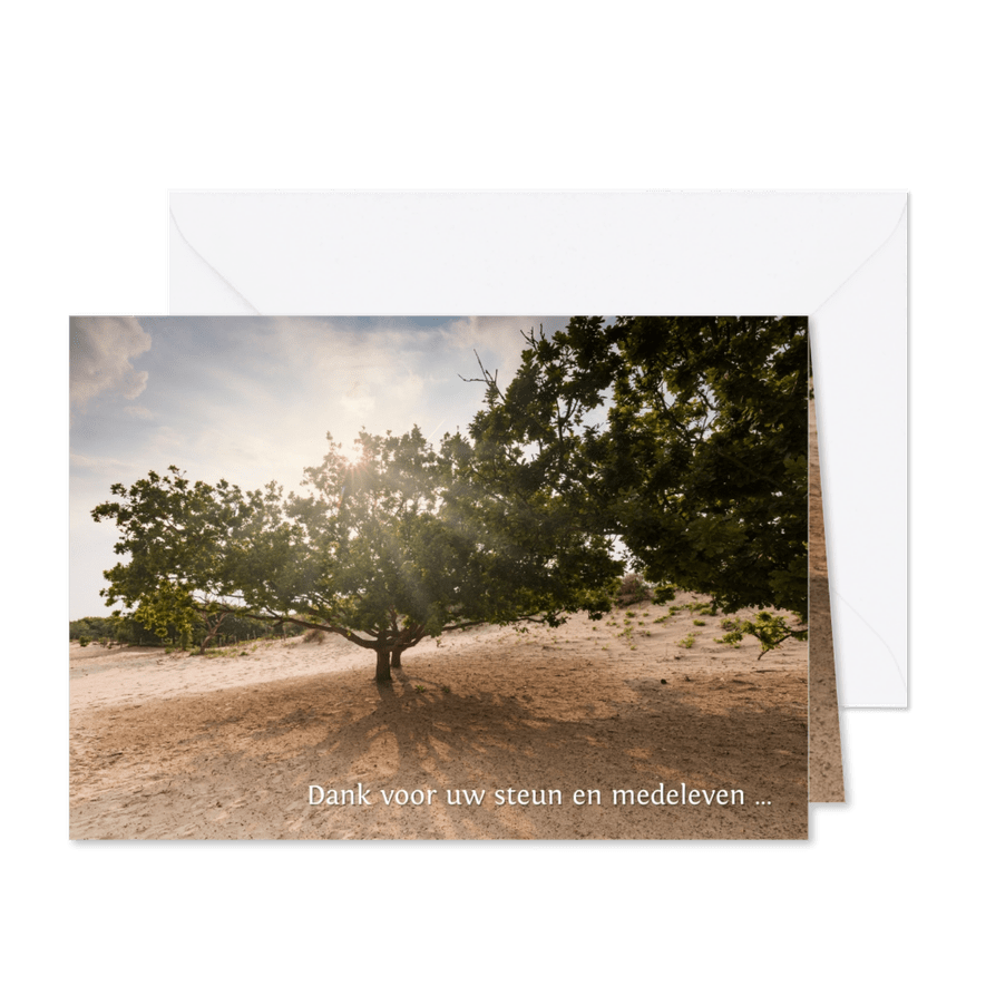 Bedankkaart na overlijden II - Kaartimpressie