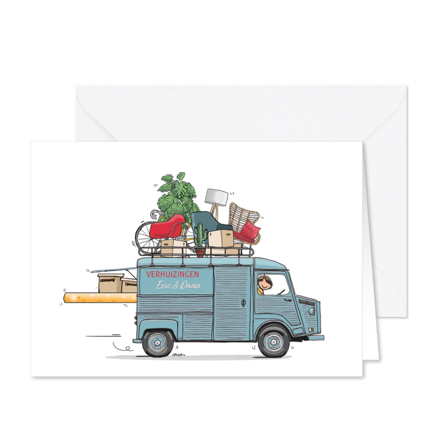 Citroen HY bus verhuiskaart - Kaartimpressie