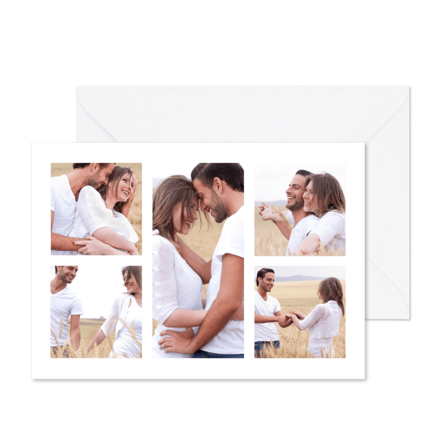 Collage Save the Date - Kaartimpressie