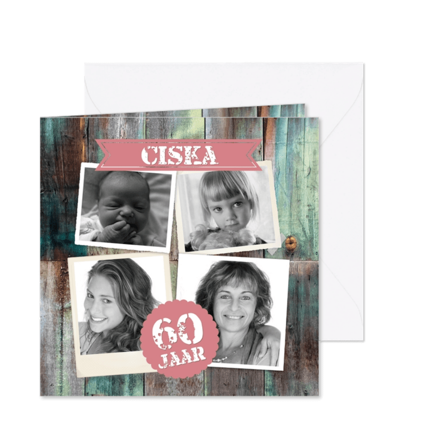 Collage vrouw 60 jaar-isf - Kaartimpressie