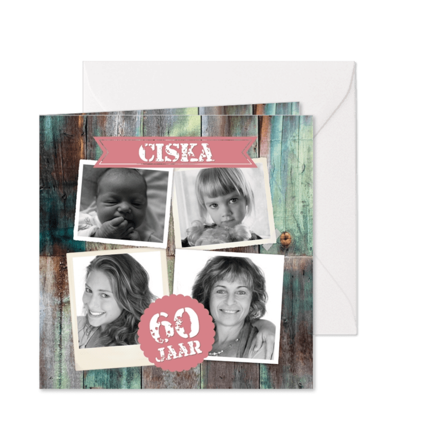 Collage vrouw 60 jaar-isf - Kaartimpressie