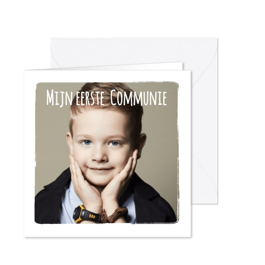 Communie 3 foto's collage - BK - Kaartimpressie