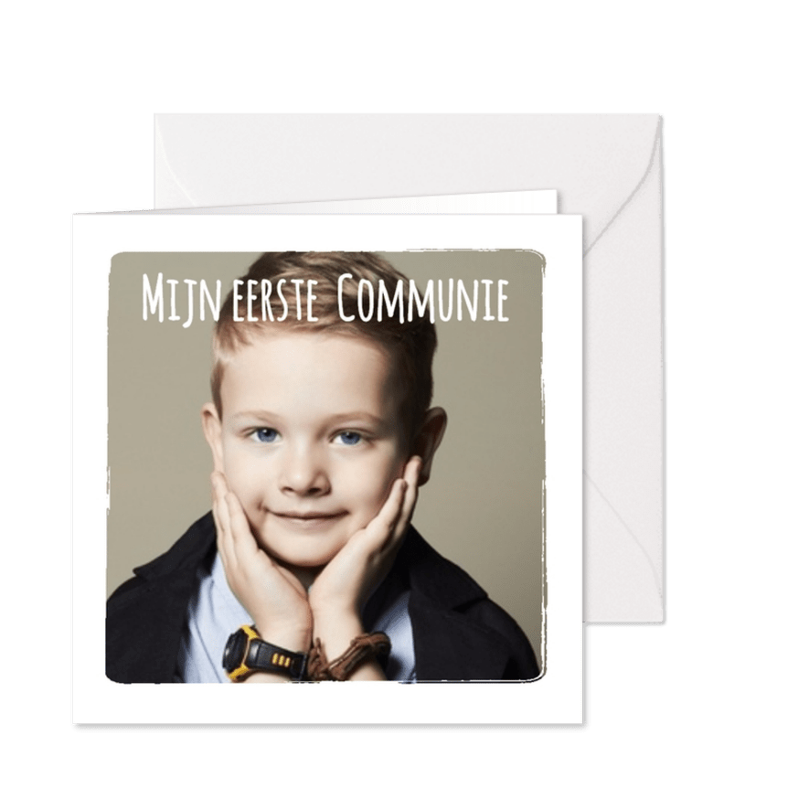 Communie 3 foto's collage - BK - Kaartimpressie