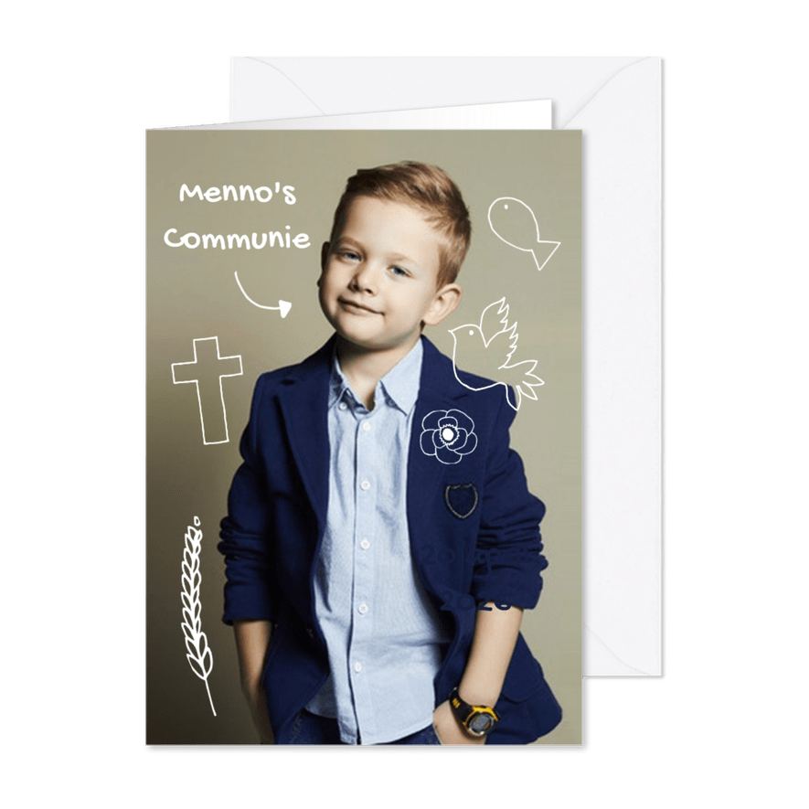 Communie grote foto hip - DH - Kaartimpressie