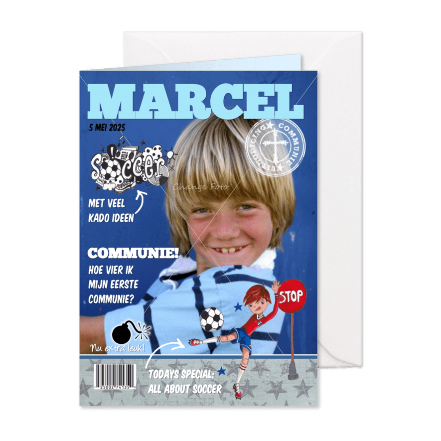 Communie TIJDSCHRIFT COVER sport - Kaartimpressie