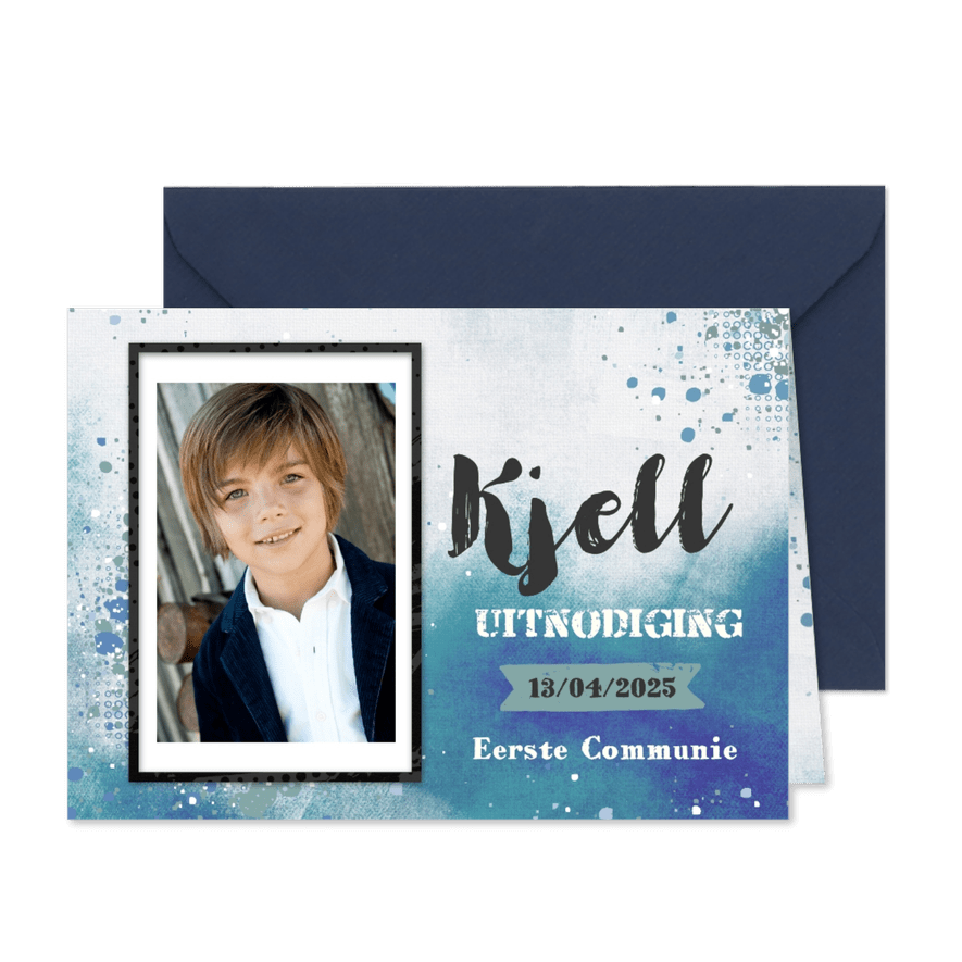 Communiekaart verf stoer - Kaartimpressie