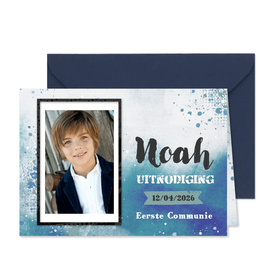 Communiekaart verf stoer - Kaartimpressie