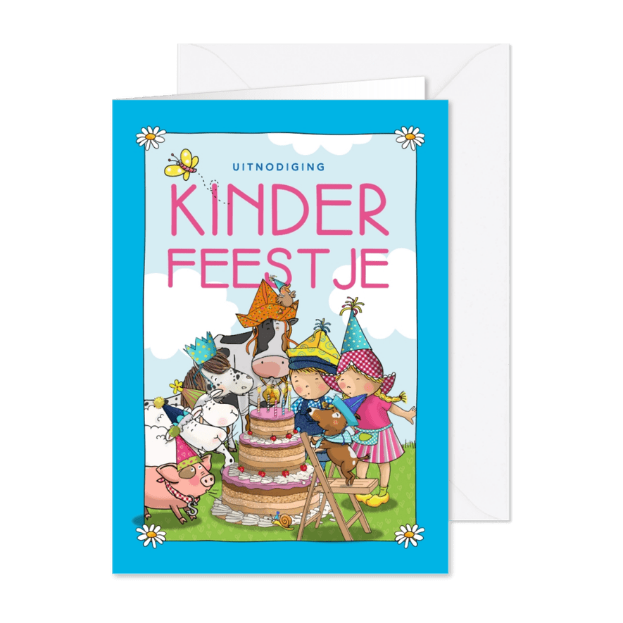 Fien & Teun Kinderfeestje - Kaartimpressie