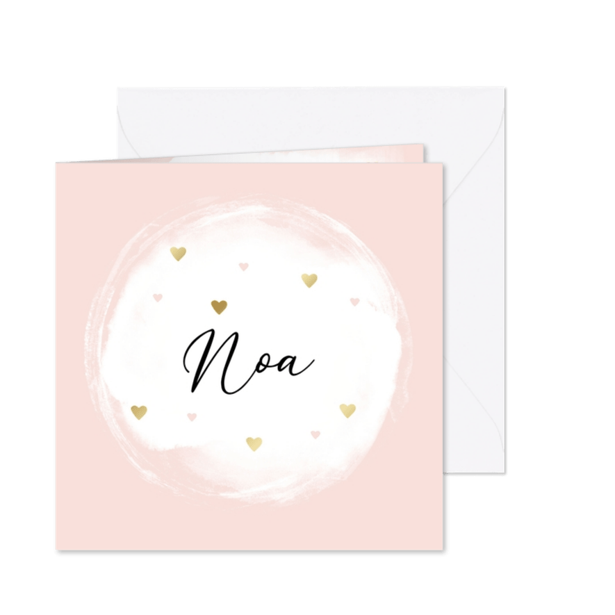 Geboortekaartje Meisje 3 - WW - Kaartimpressie