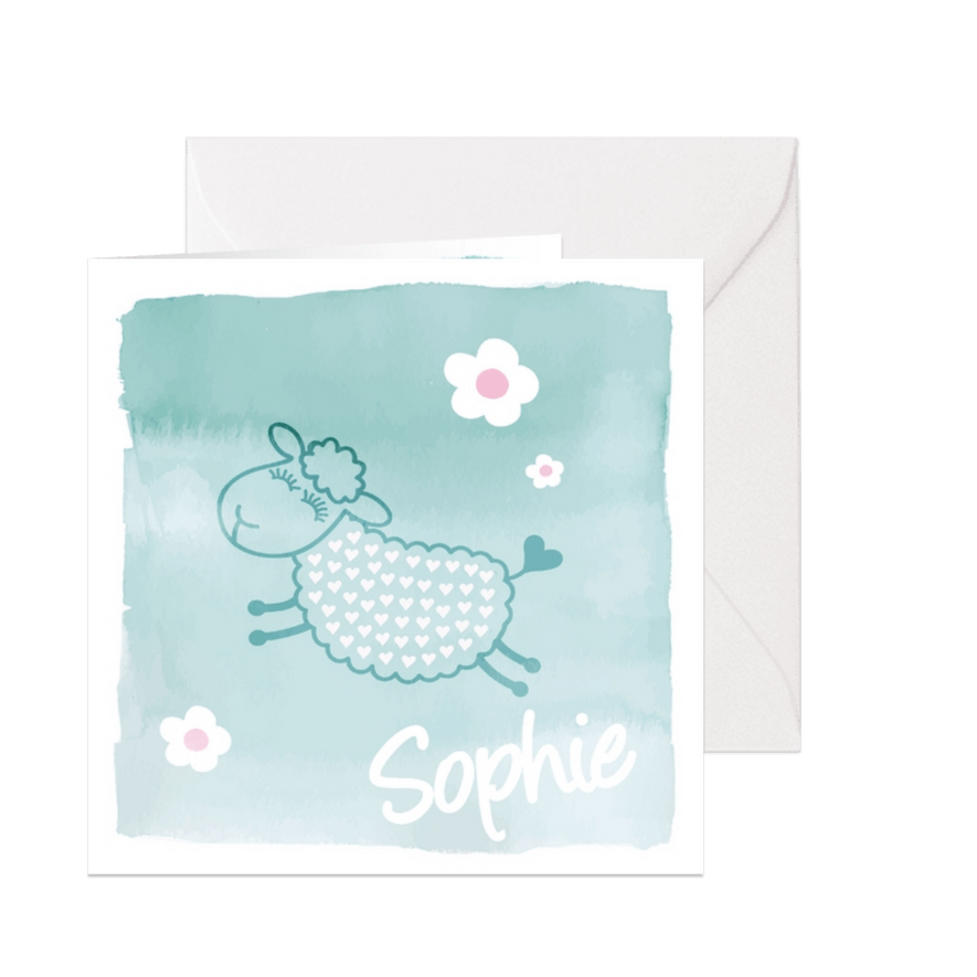 Geboortekaartje Sophie Schaap - Kaartimpressie