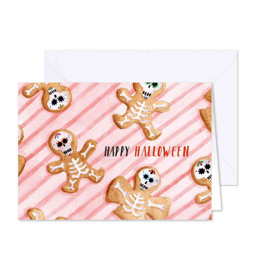 Happy Halloween Cookies - Kaartimpressie