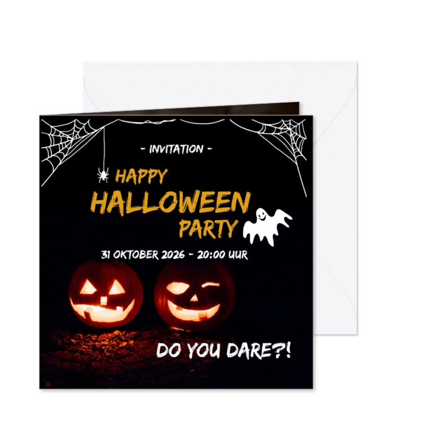 Happy halloween party - do you dare? - Kaartimpressie