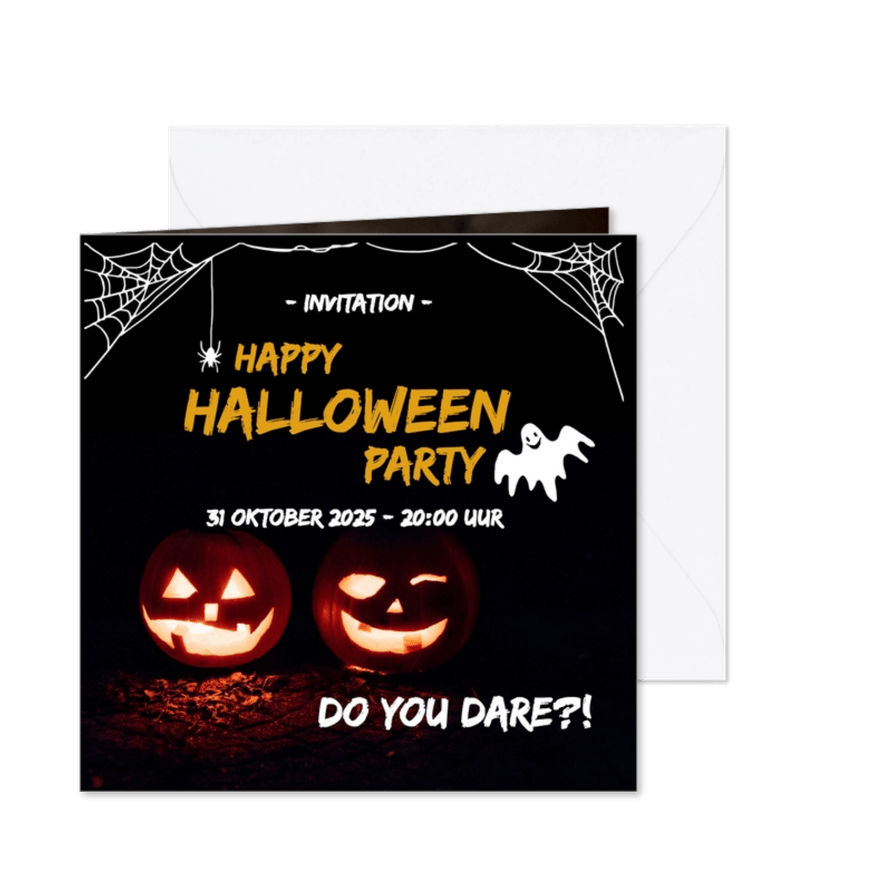 Happy halloween party - do you dare? - Kaartimpressie