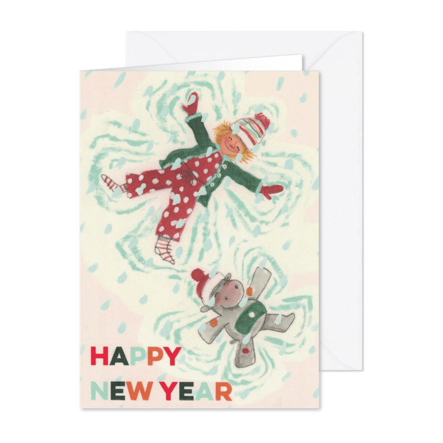 Happy new year Hippo & Friends type 1 diabetesfonds - Kaartimpressie