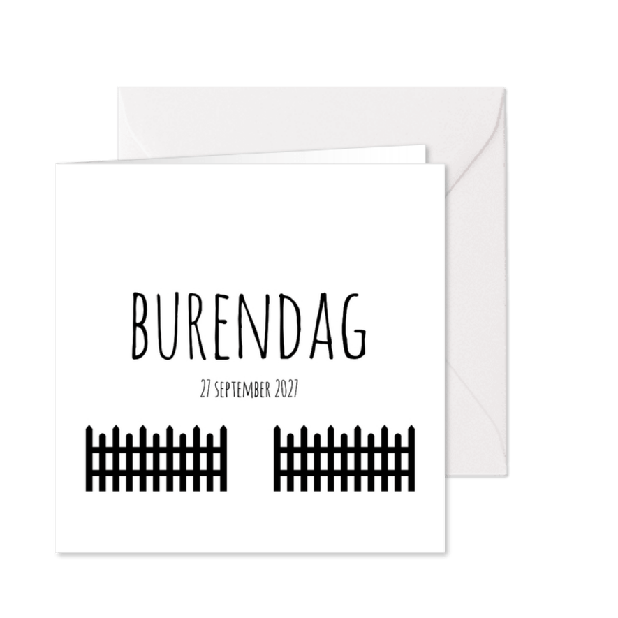 Hekje open voor de buren - Kaartimpressie