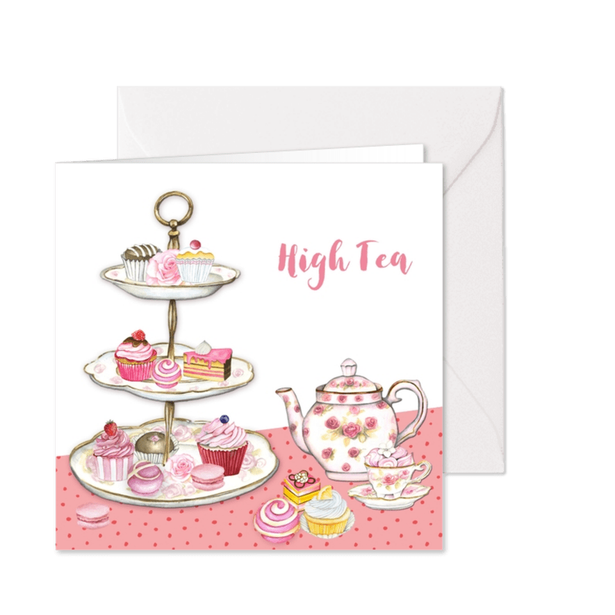 High Tea taartenstandaard - Kaartimpressie