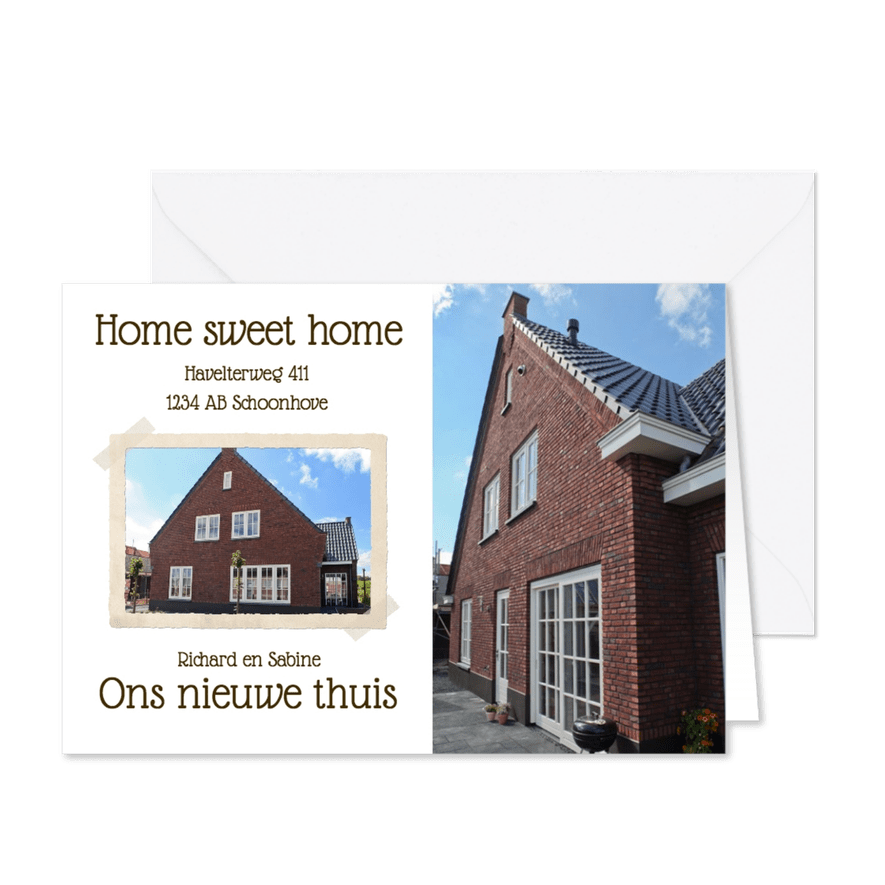 Home sweet home - BK - Kaartimpressie