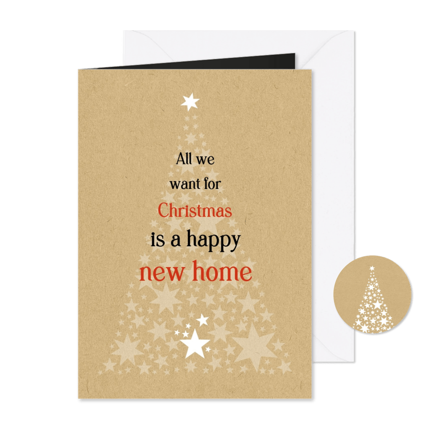 kerst verhuizing kraft - Kaartimpressie