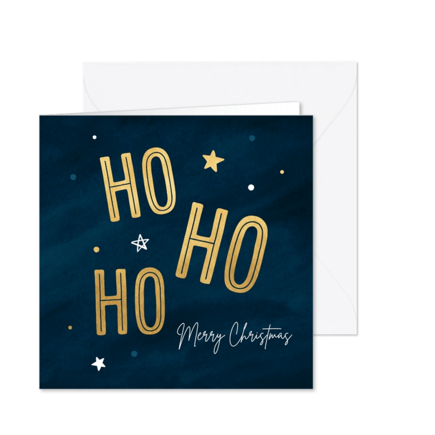 Kerstkaart 1,5 meter afstand - Kaartimpressie