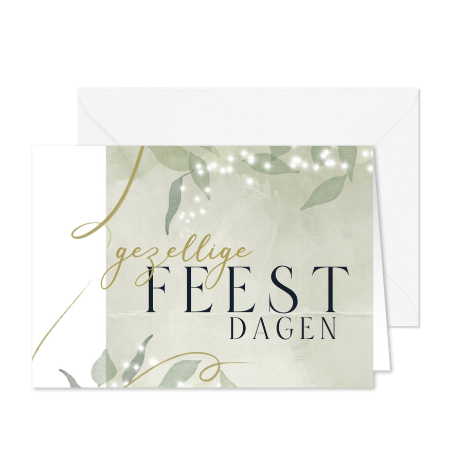 Kerstkaart 2025-2026, sfeervol - Kaartimpressie