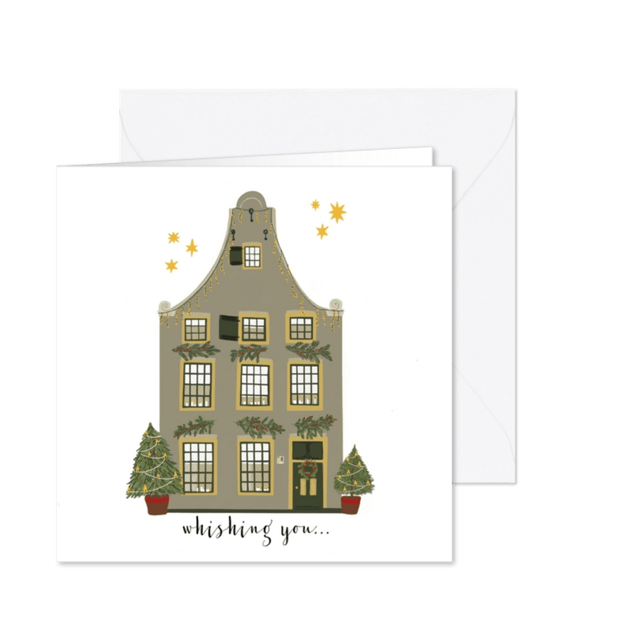 Kerstkaart Christmas Home - Kaartimpressie