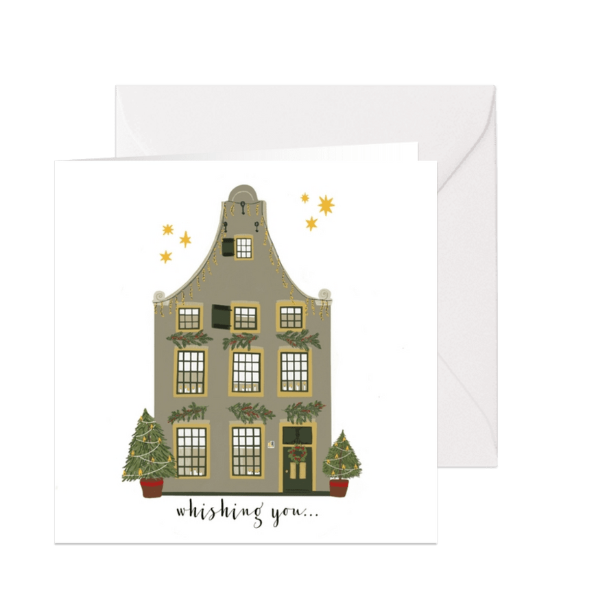 Kerstkaart Christmas Home - Kaartimpressie