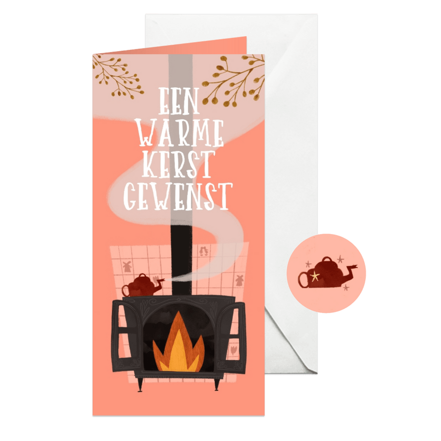 Kerstkaart kachel - Kaartimpressie