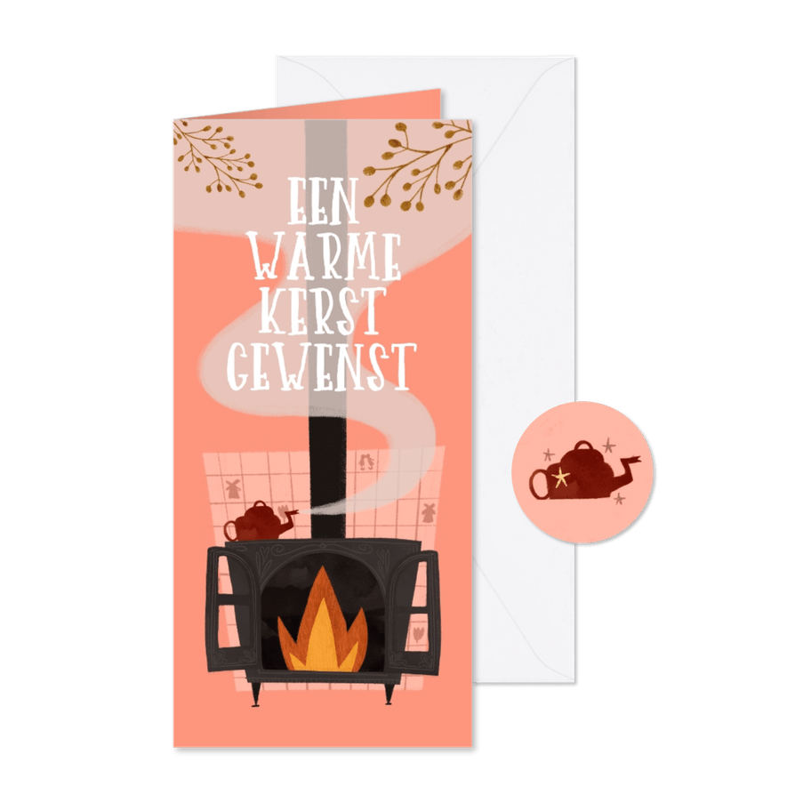 Kerstkaart kachel - Kaartimpressie