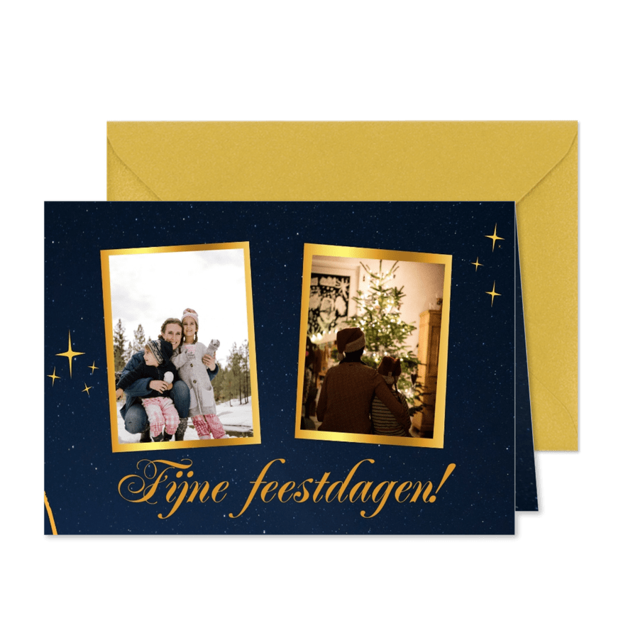 Kerstkaart met foto's GHZ - Kaartimpressie