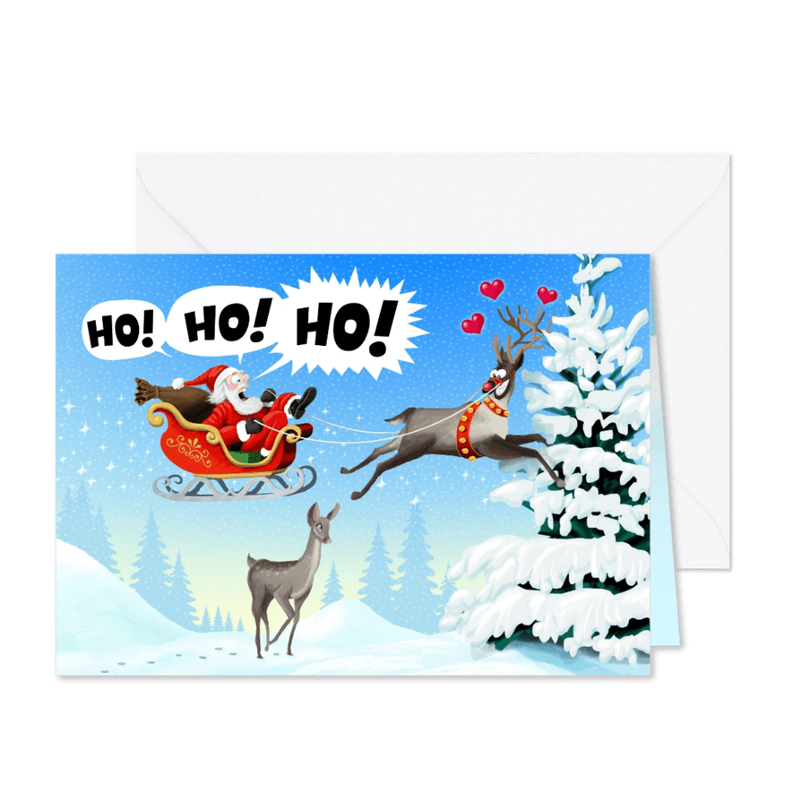 Kerstkaart misverstandje - Kaartimpressie