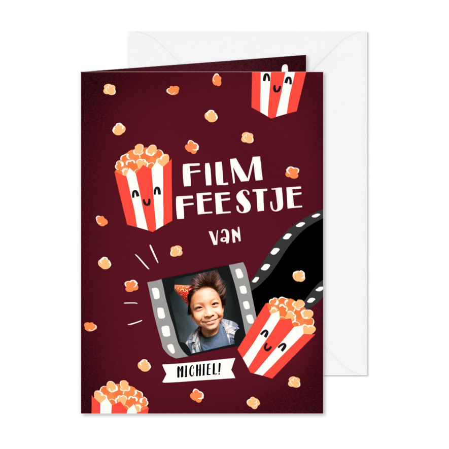 Kinderfeestje filmfeestje - Kaartimpressie