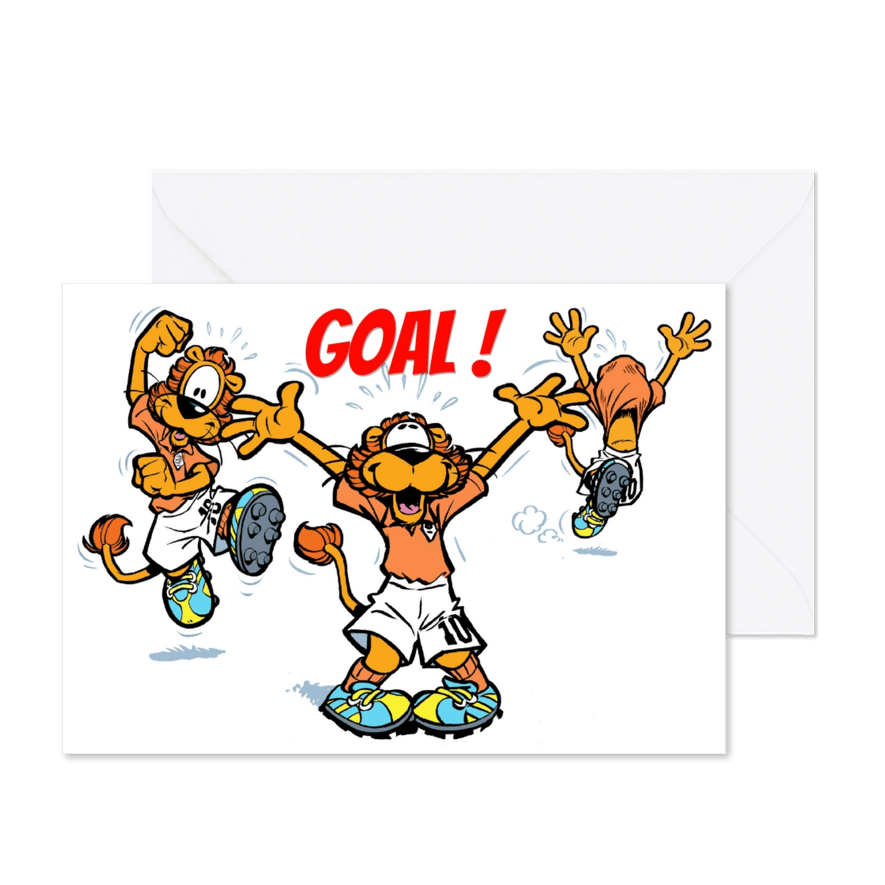 Loeki de Leeuw scoort - Kaartimpressie