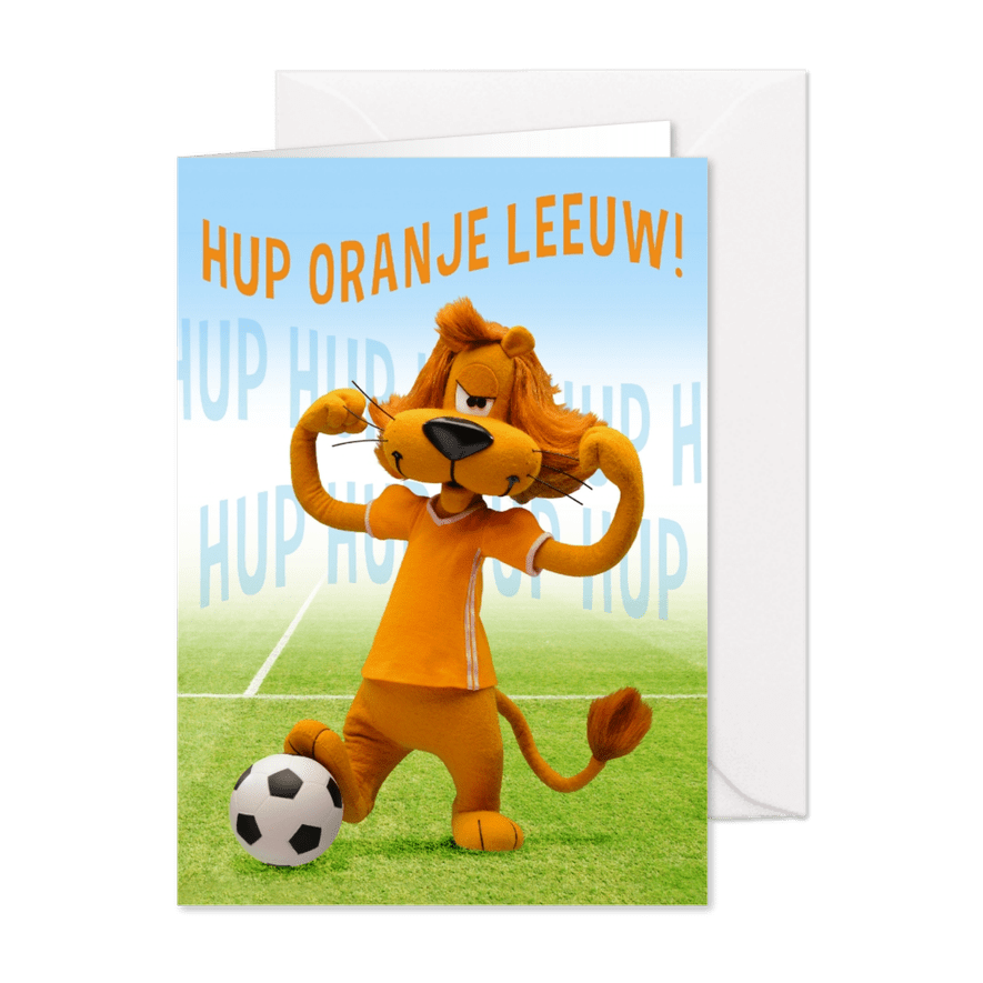 Loeki voetbal uitnodiging samen kijken - A - Kaartimpressie