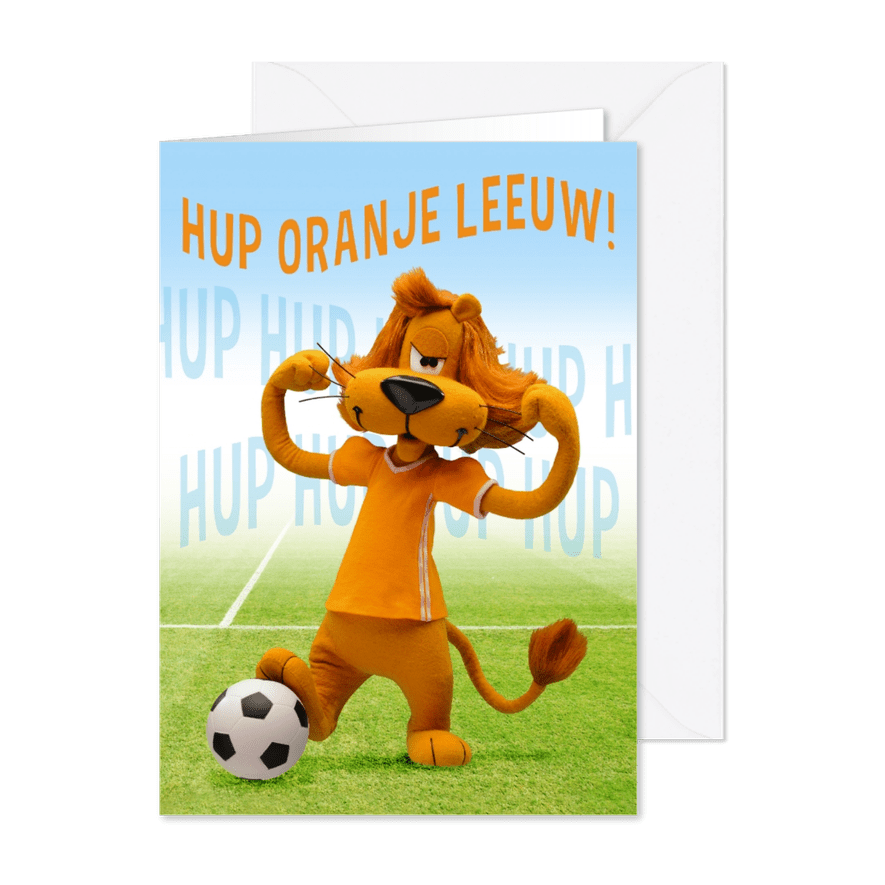 Loeki voetbal uitnodiging samen kijken - A - Kaartimpressie