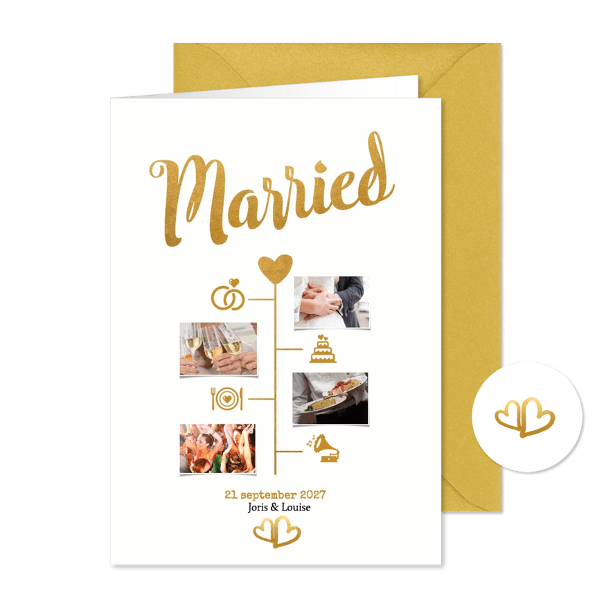 Married goud - BK - Kaartimpressie