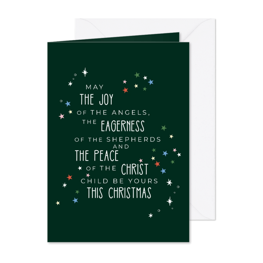 May the joy - kerstkaart - Kaartimpressie