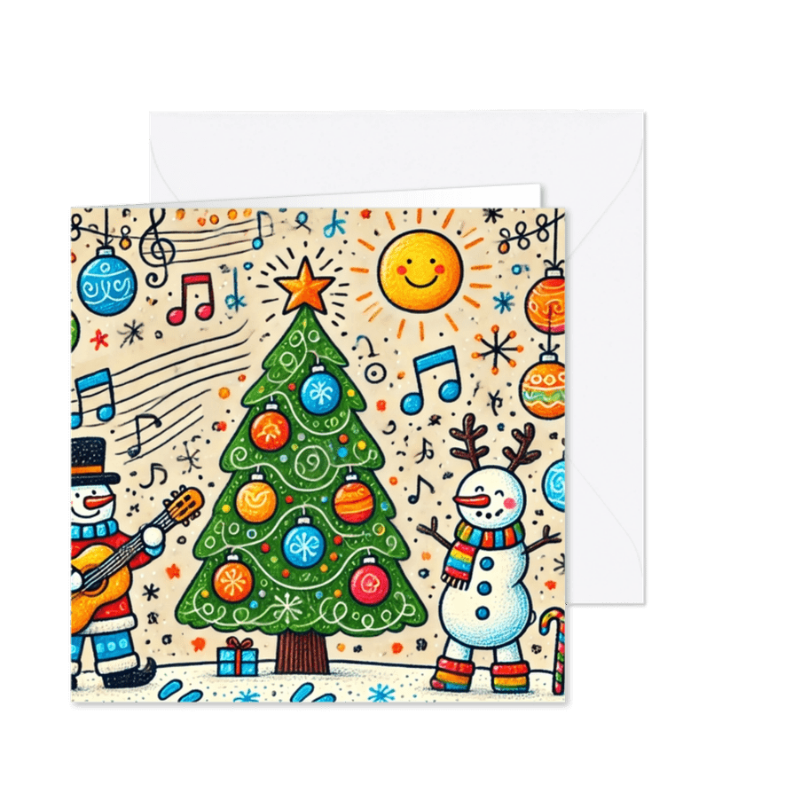 Muzikale kerst met De Liedjesfabriek 5 - Kaartimpressie