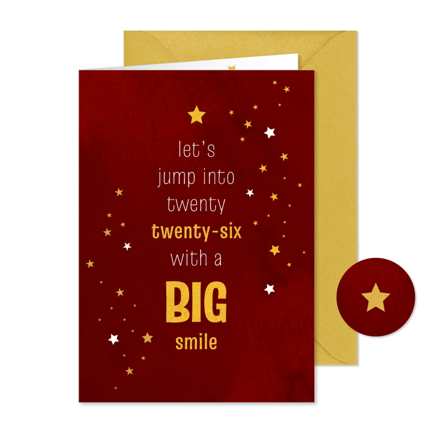 Nieuwjaar Jump into 2026 - Kaartimpressie