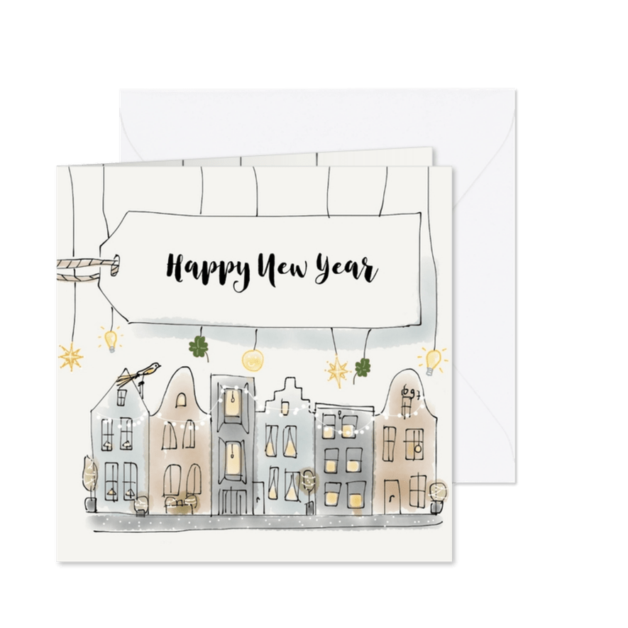 Nieuwjaarskaart Inspiratie - Kaartimpressie