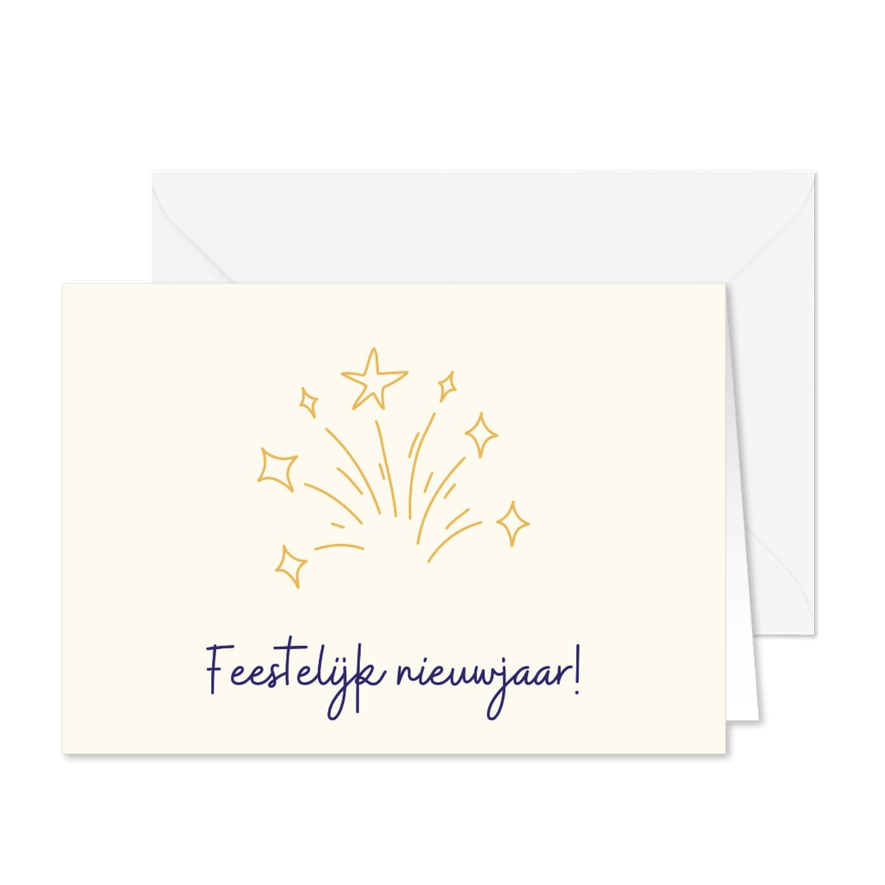 Nieuwjaarskaart Stichting Jarige Job - Kaartimpressie