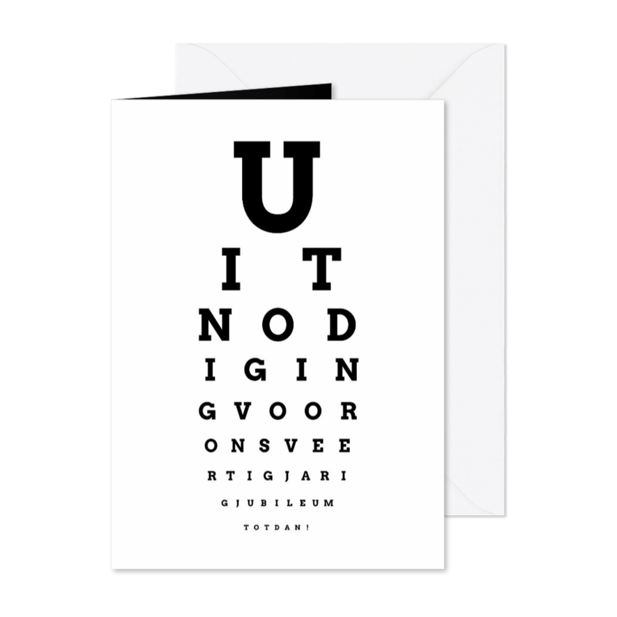 Ogentest 40-jarig jubileum-isf - Kaartimpressie