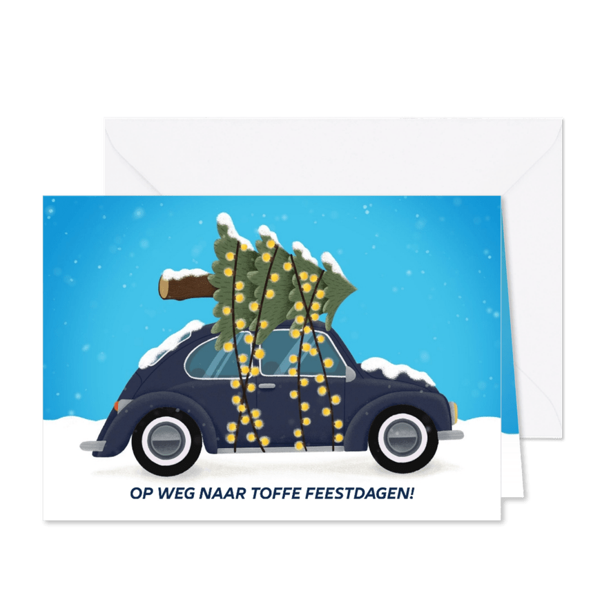 Op weg naar toffe feestdagen - Kaartimpressie
