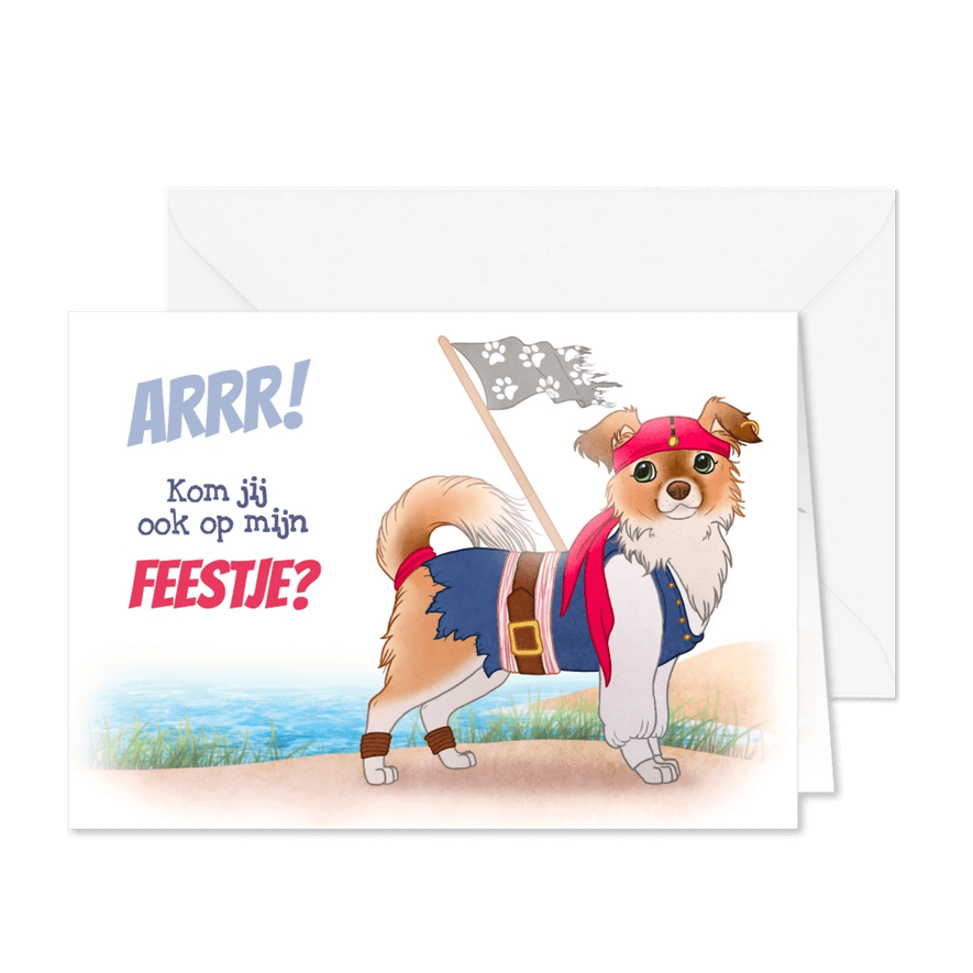 Piratenfeestje Chiwowy - Kaartimpressie