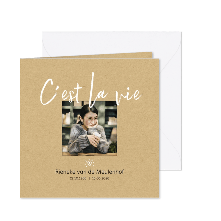 Rouw C'est la vie - Kaartimpressie